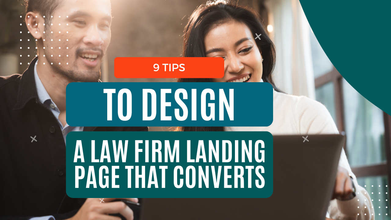 Law firm landing page design tips