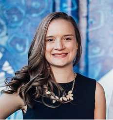 Julia Hensel, host of Trial by Fire
